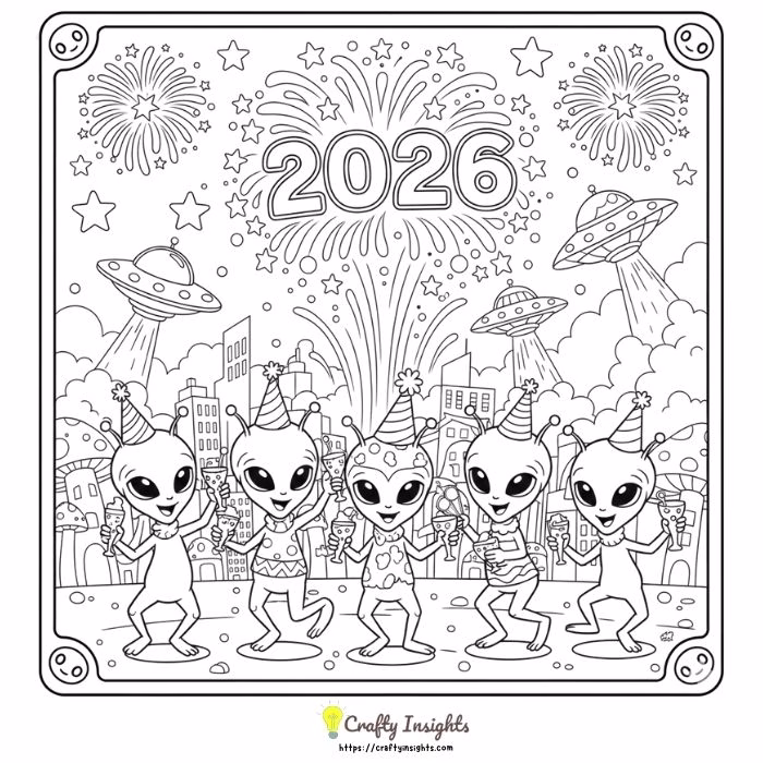 Aliens Celebrating NYE
