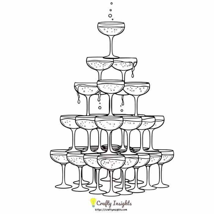 Champagne Tower or Sparkling Cider