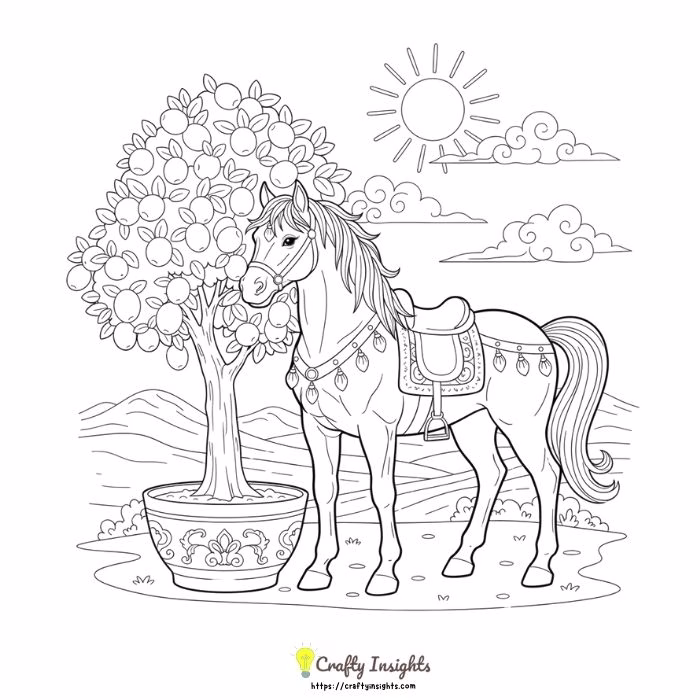 Kumquat Tree Horse