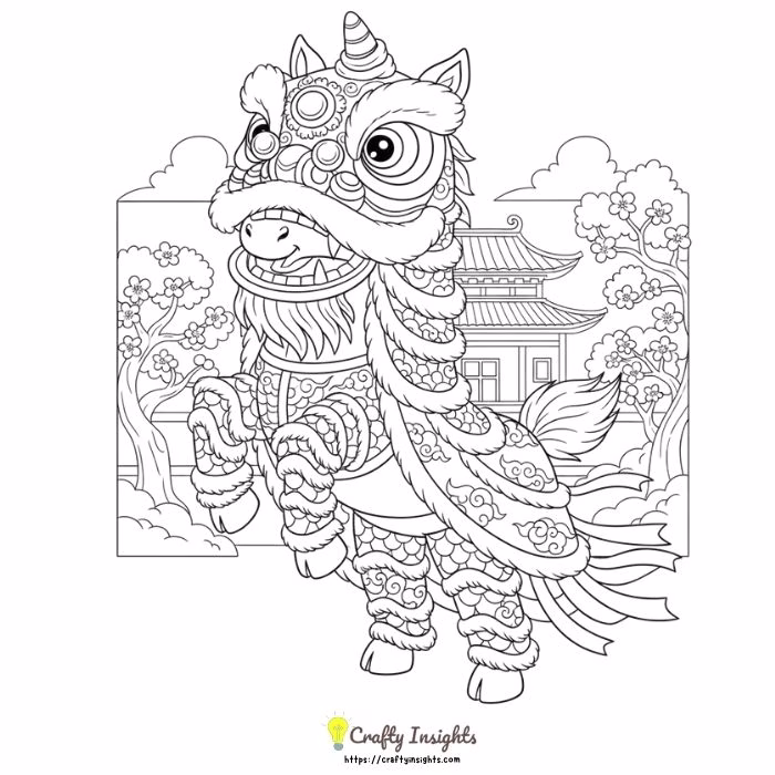 Lion Dance Horse