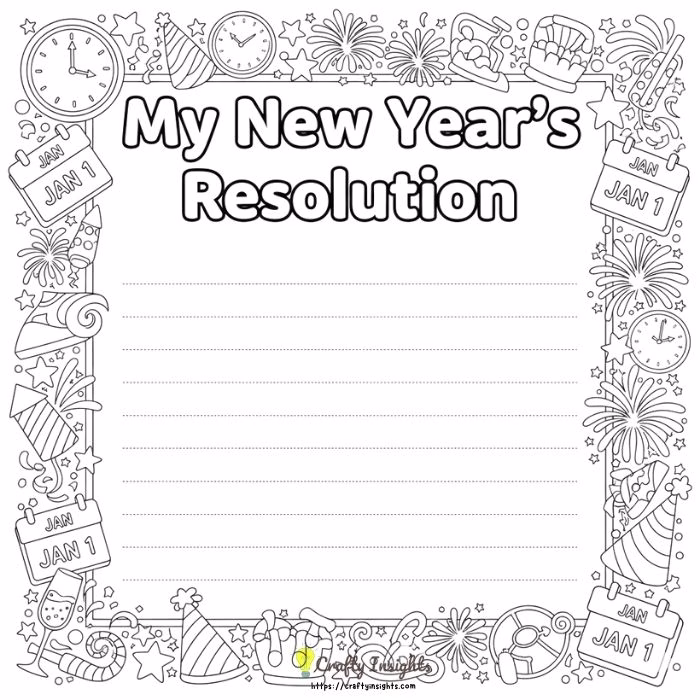 My New Years Resolution