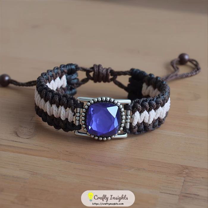 Sliding Gem Bezel Bracelet