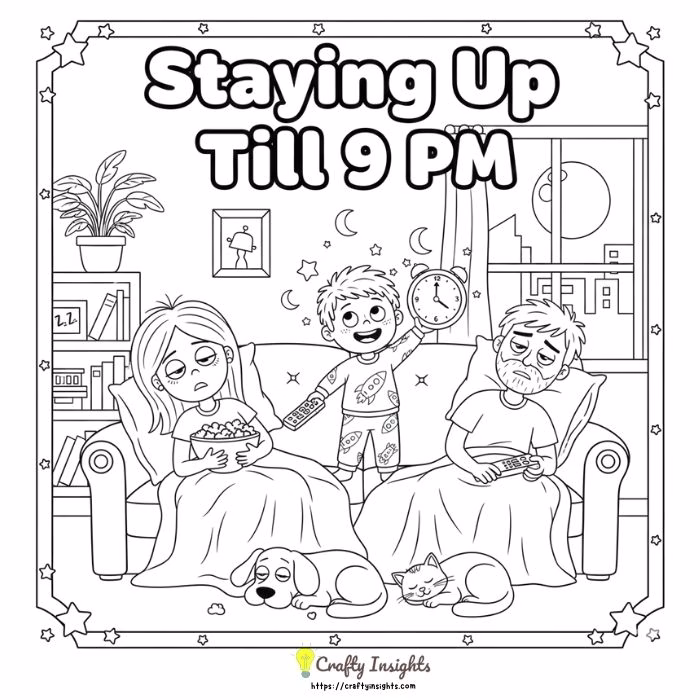 Staying Up Till 9 PM