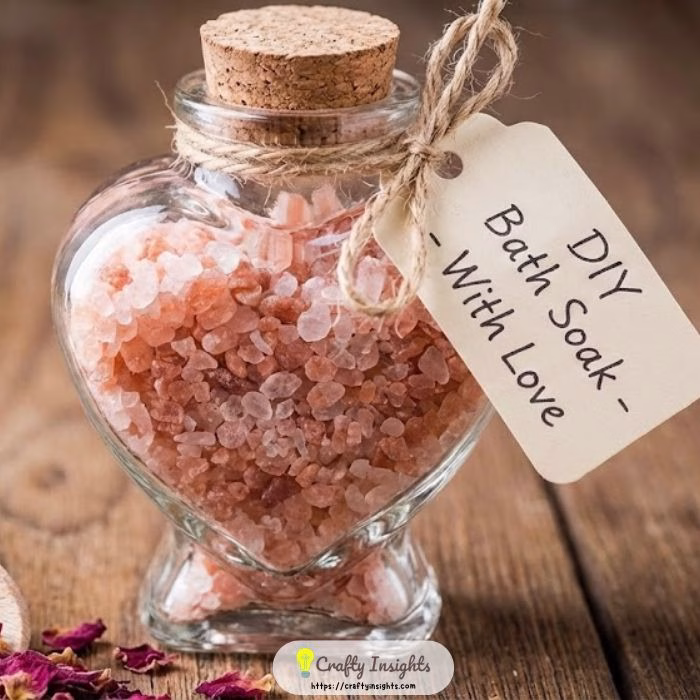 Pink Himalayan Salt Soaks in Heart Test Tubes 1