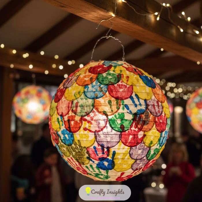 Handprint Dragon Scale Lanterns