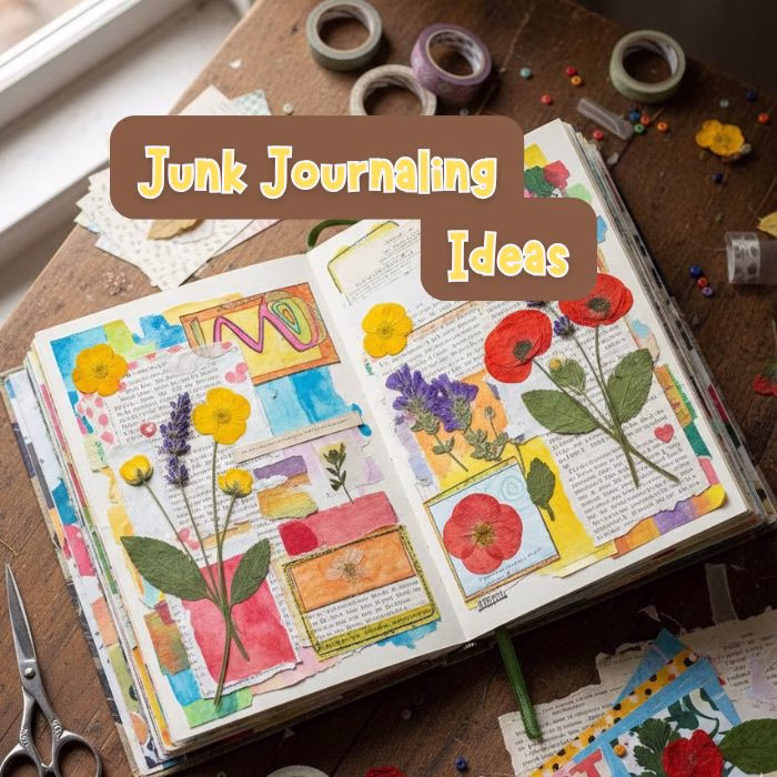 Explore simple and creative junk journaling ideas that help beginners and adults turn everyday scraps into personal, interactive pages while discovering the joy of junk journaling, layering memories, textures, and meaningful reflections.