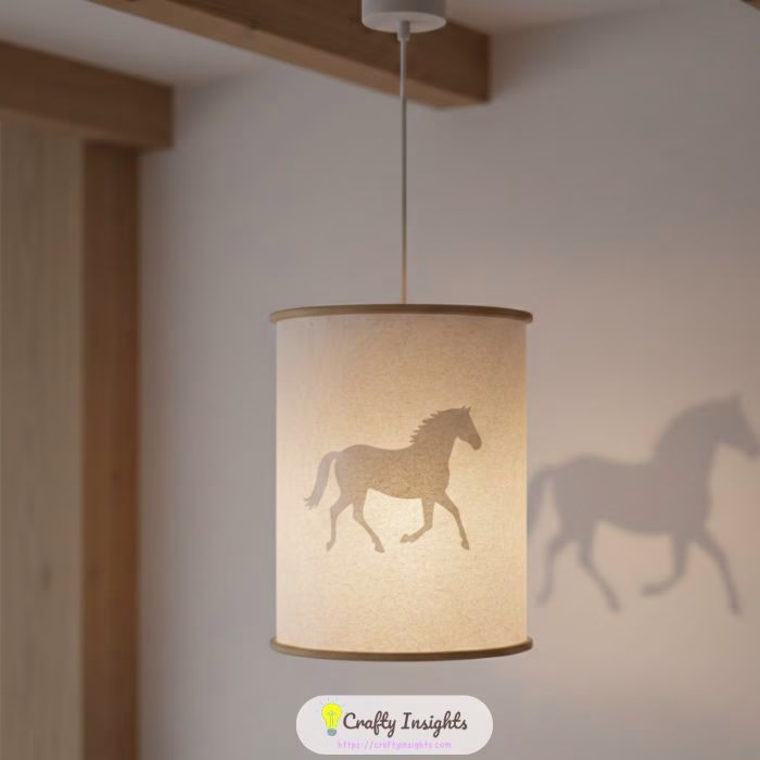 Modern Minimalist Horse White Lanterns 1