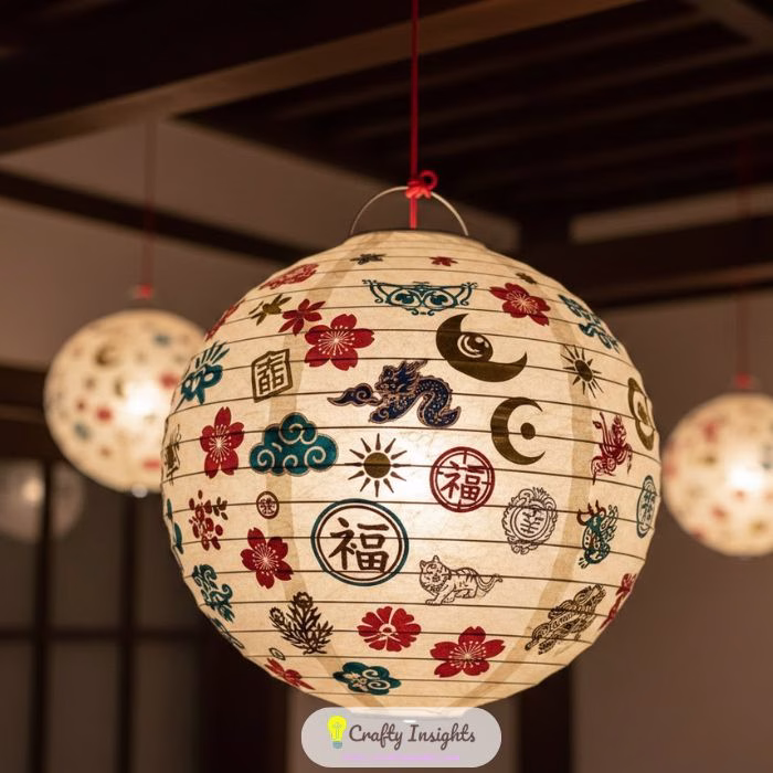 Sticker Decorated Lanterns