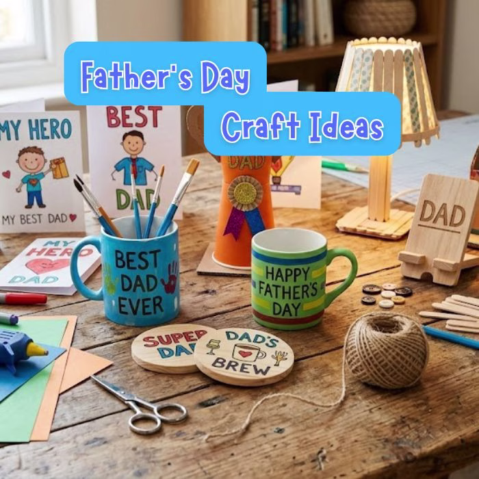 Discover 35+ easy DIY Fathers Day craft ideas and fun activities for kids, including handmade gifts, personalized keepsakes, and creative projects that make Dad’s day extra special. Perfect for creating meaningful memories together.