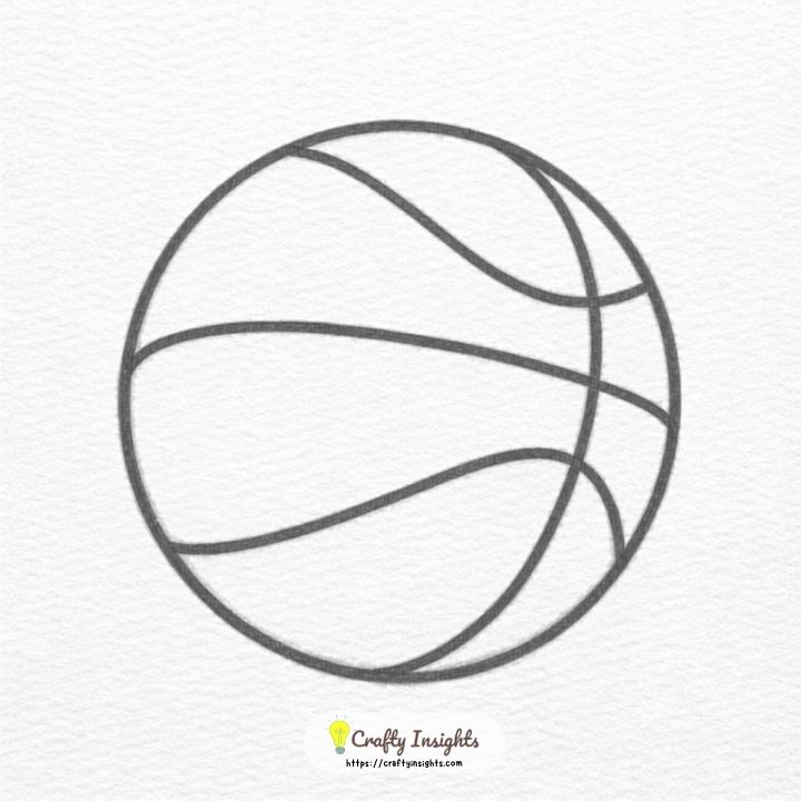 Cute basketball drawing